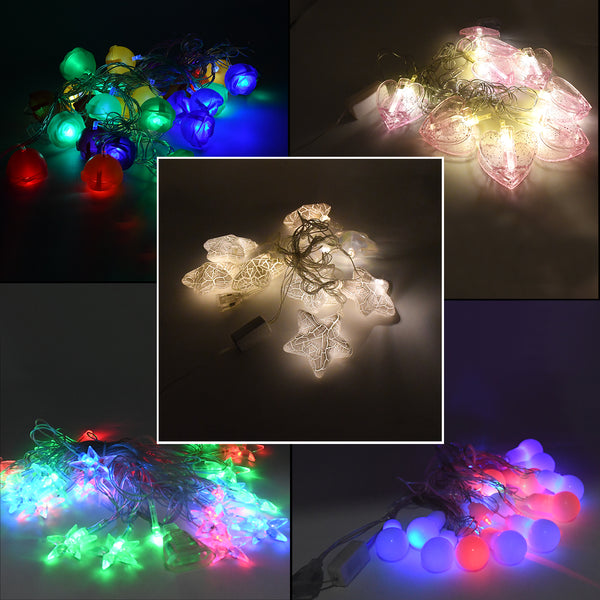 Home Decoration Diwali  Wedding Led String Light Indoor And Outdoor Light Festival Decoration Led String Light Multi-color Light (1 Pc  Mix Design)