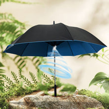 Sun Umbrella With Inside Fan  Power Bank Umbrellas For Summer (1 Pc)