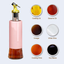 Olive Oil Dispenser Bottle – Leakproof Glass Container with Non-Drip Spout for Sauces & Condiments