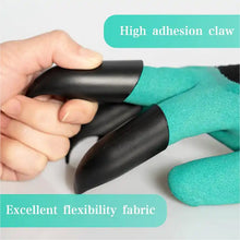 Heavy Duty Garden Farming Gloves with ABS Claws for Digging and Planting – Washable Plastic Gloves for Gardening, Agriculture, and Industrial Work (1 Pair)