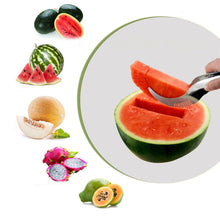 Watermelon Cantaloupe Slicer Stainless Steel Knife – Fruit & Vegetable Corer, Melon Cutter Kitchen Tool