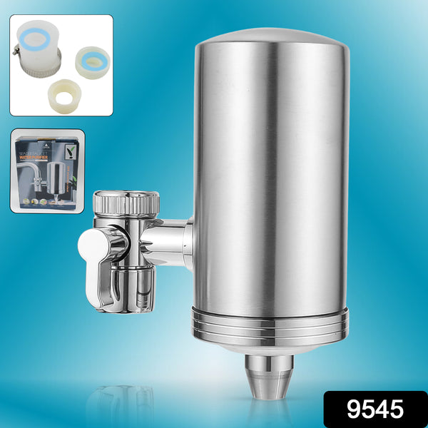 Stainless Steel Faucet Mount Water Filter – Water Purifier (1 Set)