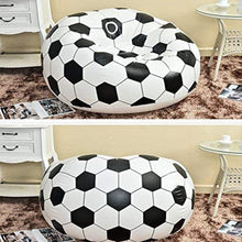 Football Sofa Cartoon Style – Inflatable Soccer Ball Chair for Kids and Adults, Folding Sofa (110cm x 80cm)