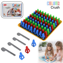 Plastic Color Crush Puzzle Game Board – Educational Challenge Game for Kids & Adults, Perfect Birthday Gift (1 Set)