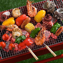 BBQ Tandoor Skewers Grill Sticks – Set of 12 for Barbecue Cooking