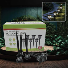 Big Solar Outdoor Lights – 6 Pack Waterproof Solar Pathway Lights with 10-Hour Long-Lasting LED Landscape Lighting for Walkway, Driveway, Patio, Yard, and Lawn (6 Pc Set)