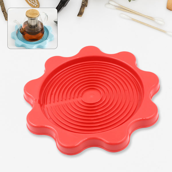 Multifunctional Place Mats - Waterproof, Anti-slip Insulation Table Mats, Cup Coasters, Heat Proof Pad for Thermos, Kettles, and Kitchen Accessories (23x23 cm)