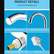 Stainless Steel LED Digital Display Instant Heating Electric Water Heater Faucet