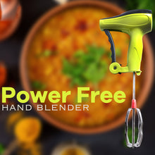 Power-Free Manual Hand Blender with Stainless Steel Blades – Milk, Lassi, and Egg Beater Mixer