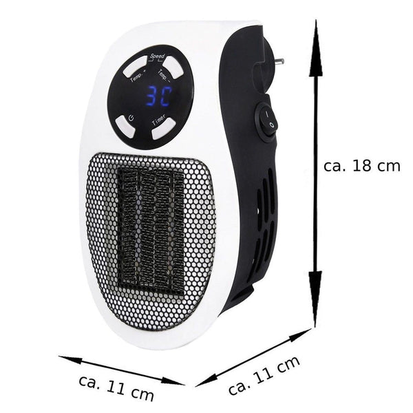 Portable Electric Heater – Mini Fan Heater for Desktop and Household Use