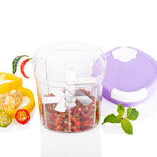 2-in-1 Handy Chopper and Slicer for Home & Kitchen (600ml Capacity)