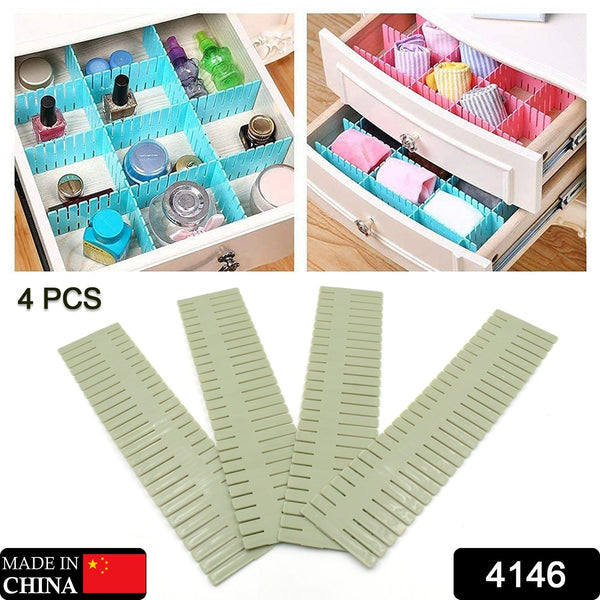 4-Piece Storage Box Drawer Organizer