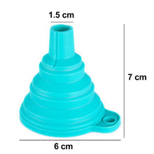 Silicone Funnel - Kitchen Tool for Pouring Oil, Sauce, Water, Juice