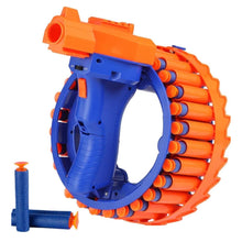 Amazing Toy Gun Electric Gun for Children – Features 28 soft bullets, safety design, and electric hand ring wheel. Perfect gift toy for kids.