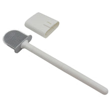 Portable Silicone Toilet Brush with Holder – Wall-Mounted, Anti-Drip, Non-Slip Long Handle (Pack of 1)