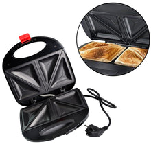 Sandwich Maker with Non-Stick Plates, Easy to Use, and Indicator Lights for Quick Sandwiches.