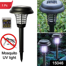 Garden Lighting UV LED Solar-Powered Mosquito Trap & Bug Zapper (1 Pc)