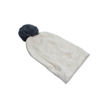 6340 Mens And Womens Skull Slouchy Winter Woolen Knitted Black Inside Fur Beanie Cap.