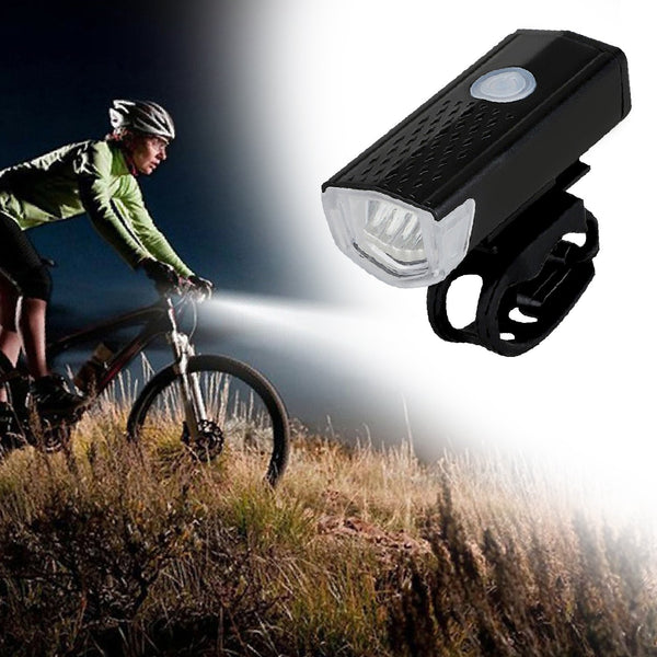 USB Rechargeable Bicycle Light Set – 400 Lumen Super Bright Front Headlight