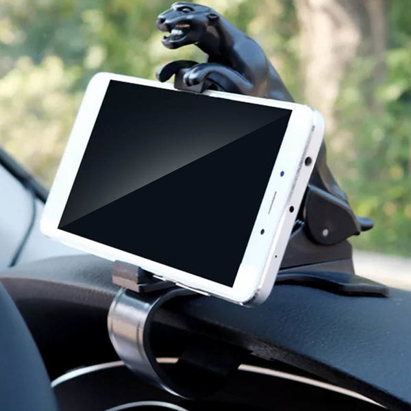 Jaguar/Leopard Shape Phone Clip – Stylish Plastic Mobile Holder for Secure Car Use