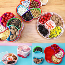 5-Compartment Party Snack Box - Ideal for Storing Nuts, Candy, Fruits, and More for Home & Kitchen Use