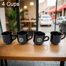 A One Ceramic Tea  Cups  Mug Set With Leaf Shape Serving Bowl (8 Pcs Set)