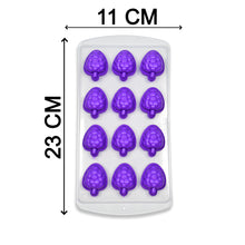 4869 Mix Design Ice Trays With Lid For Freezer With Easy To Release Flexible Silicone Shape Ice Cavity.