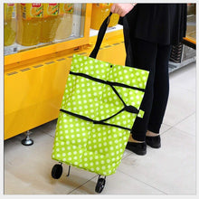 Folding Cart Bag – Trolley Shopping Bag for Travel and Luggage