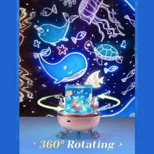 Bunnys Carousel Rotating Led Night Light Wukusy
