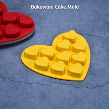 Silicone Heart Shape Mould - 10 Cavity Design, Chocolate/Ice/Jelly, Baking & Candy Use