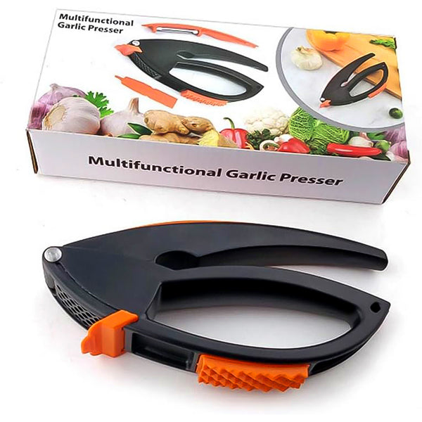 Multifunctional Garlic Press – Mincing & Crushing Tool (1 Pc)