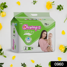 Champs Soft and Dry Baby Diaper Pants (Small, 78 Pcs) for Maximum Comfort