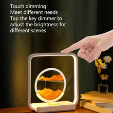 3D Wireless Charging LED Lamp – USB Quicksand Painting Light for Bedroom Decor