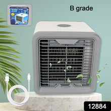 Mini Portable Air Cooler with LED Light - Personal Space Cooler for Home & Office