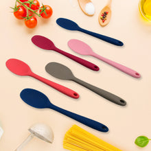 Multipurpose Silicone Spoon Silicone Basting Spoon Non-stick Kitchen Utensils Household Gadgets Heat-resistant Non Stick Spoons Kitchen Cookware Items Forcooking And Baking (6 Pcs Set)