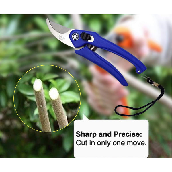 Garden Shears Pruners Scissor – Sharp and Durable Tool for Cutting Branches, Flowers, Leaves, and Pruning Plants