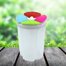 4-Section Airtight Transparent Plastic Food Storage Container for Organized Storage.