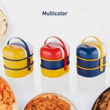 7158 Mr. Chef Smart Lunch Box Capsule Shape Strap-on Lunch Box With Water Bottle And Handle