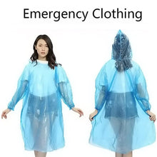 Plastic Pocket-Sized Raincoat – Reusable Free Size Rain Poncho for All-Weather Protection