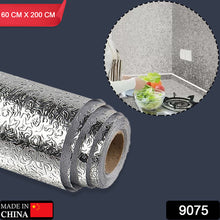 9075 Aluminium Foil For Kitchen And Aluminium Foil Paper Sticker Roll For Kitchen Wall Drawers. (45cm2meter)