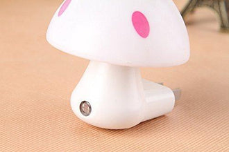 Automatic Night Sensor Mushroom Lamp (0.2 Watt Multicolor)