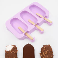 Silicone Popsicle Molds with Lids & Sticks – DIY Homemade Ice Cream Maker (Includes 50 Sticks)