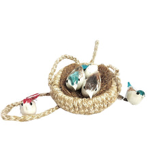 Artificial Jute Hanging Bird's Nest Jhumar for Home Decor