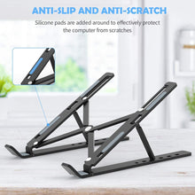 Adjustable Laptop Stand - Foldable Legs with High-Quality Fiber for Easy Portability and Stability.