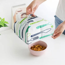 Foldable Food Cover - Anti-Dust, Heat Preservation Lid for Hot Food, Kitchen, and Picnic Use