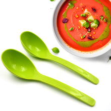 5724 Plastic Spoon Kitchen Multipurpose Serving Ladle For Frying Serving Turner Curry Ladle Serving Rice Spoon Used While Eating And Serving Food Stuffs Etc (2 Pcs Set  10 Inch )