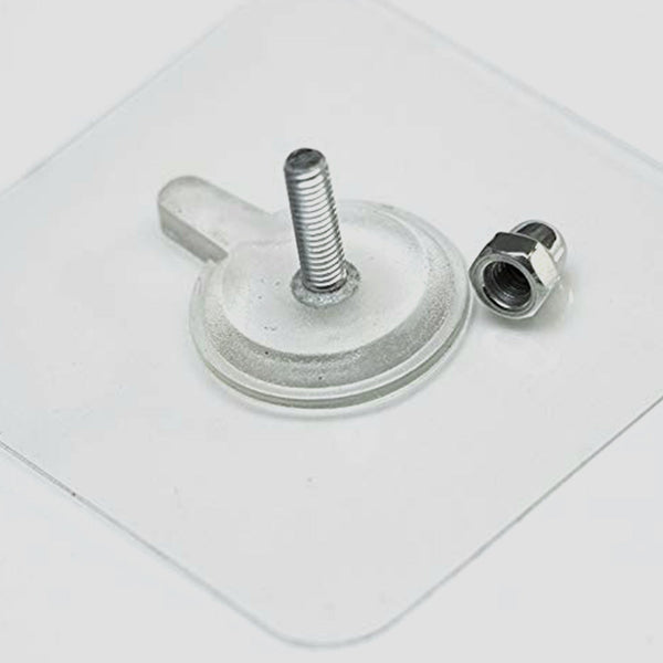 Adhesive Screw Wall Hook - Ideal for Hanging and Organizing Items in Homes and Offices.