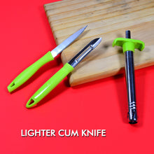 8135 Ganesh 3pc Lighter Cum Knife And Peeler.