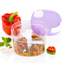 2-in-1 Handy Chopper and Slicer for Home & Kitchen (600ml Capacity)