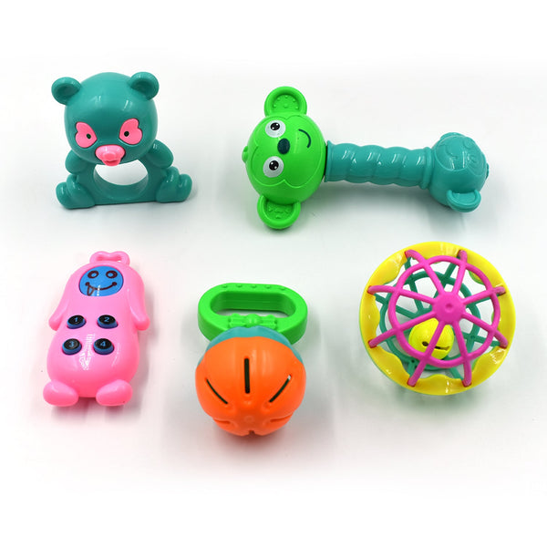 AT38 5pc Baby Rattle Toy Set – Fun and Engaging Game for Kids and Babies